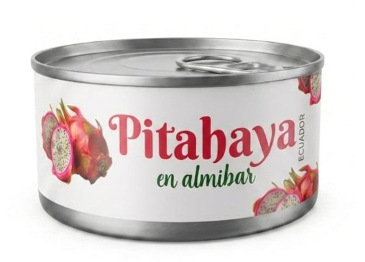 Pitahaya en almíbar